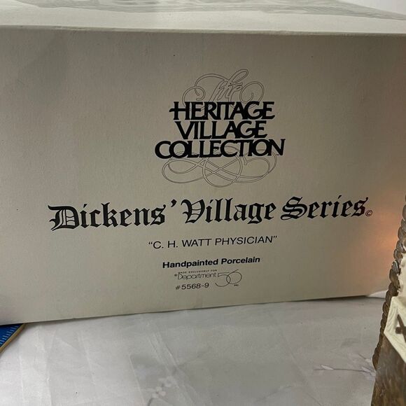 Department 56 “C.H.Watt Physician”building from the Dicken’s Village Series. - Picture 4 of 9